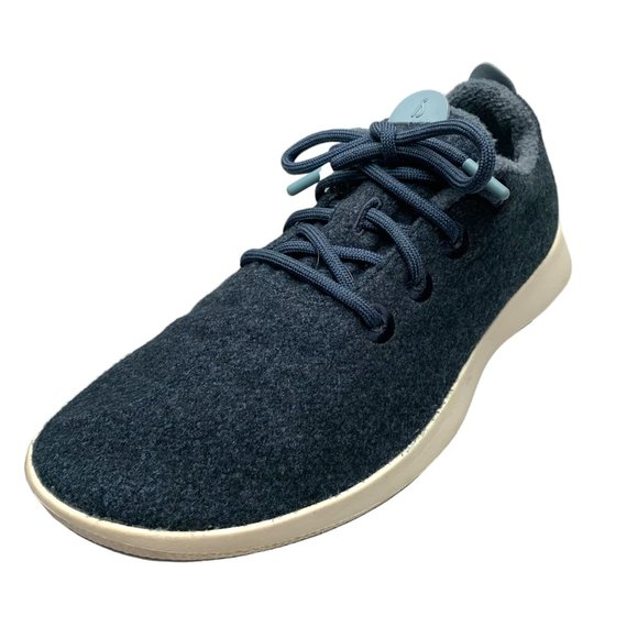 ALLBIRDS Mizzle Dark Blue New Zealand Merino Wool Runners - Picture 3 of 12